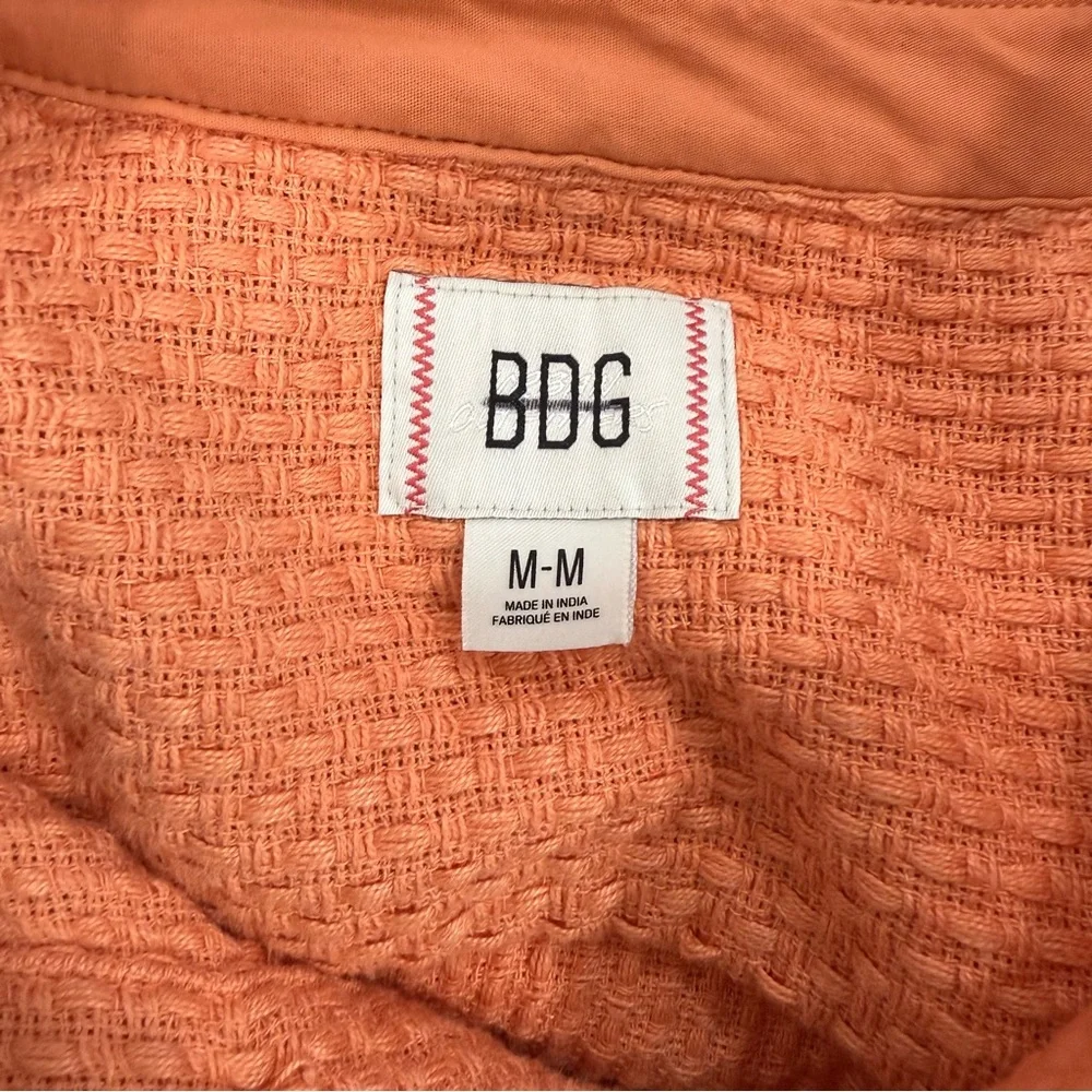 BDG Woven Tangerine Shirt - Picture 4 of 4